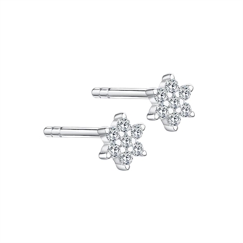  Aqua Dulce - Samara Earstud i  sterlingsølv